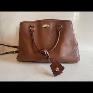 New leather coach bag